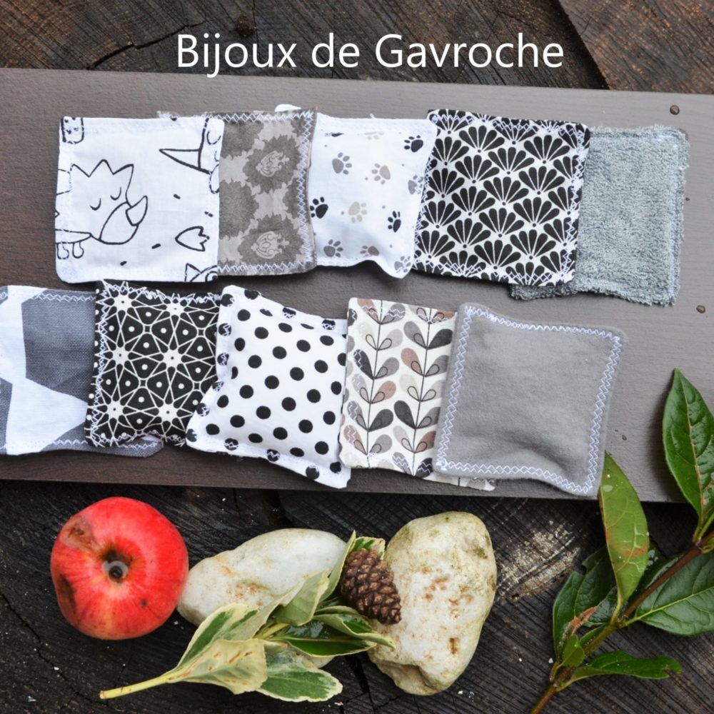 1 Sac sensoriel Montessori Noir et blanc