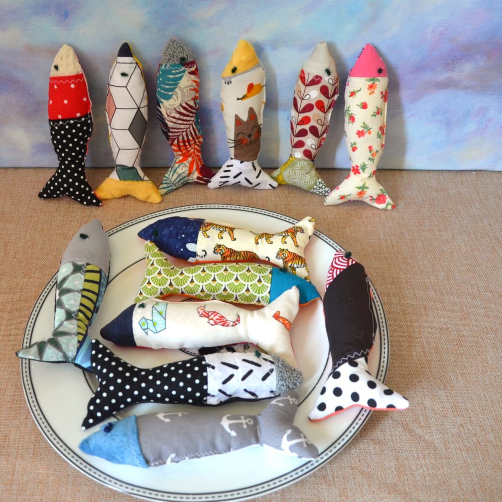 Lot 10 poissons « sardines sensorielles »  Montessori