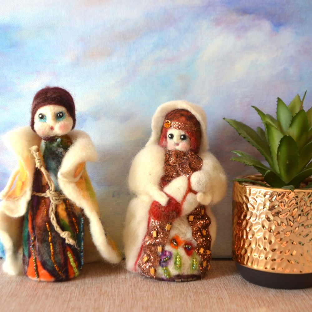 Crèche de collection: Santons Marie, Jésus et Joseph