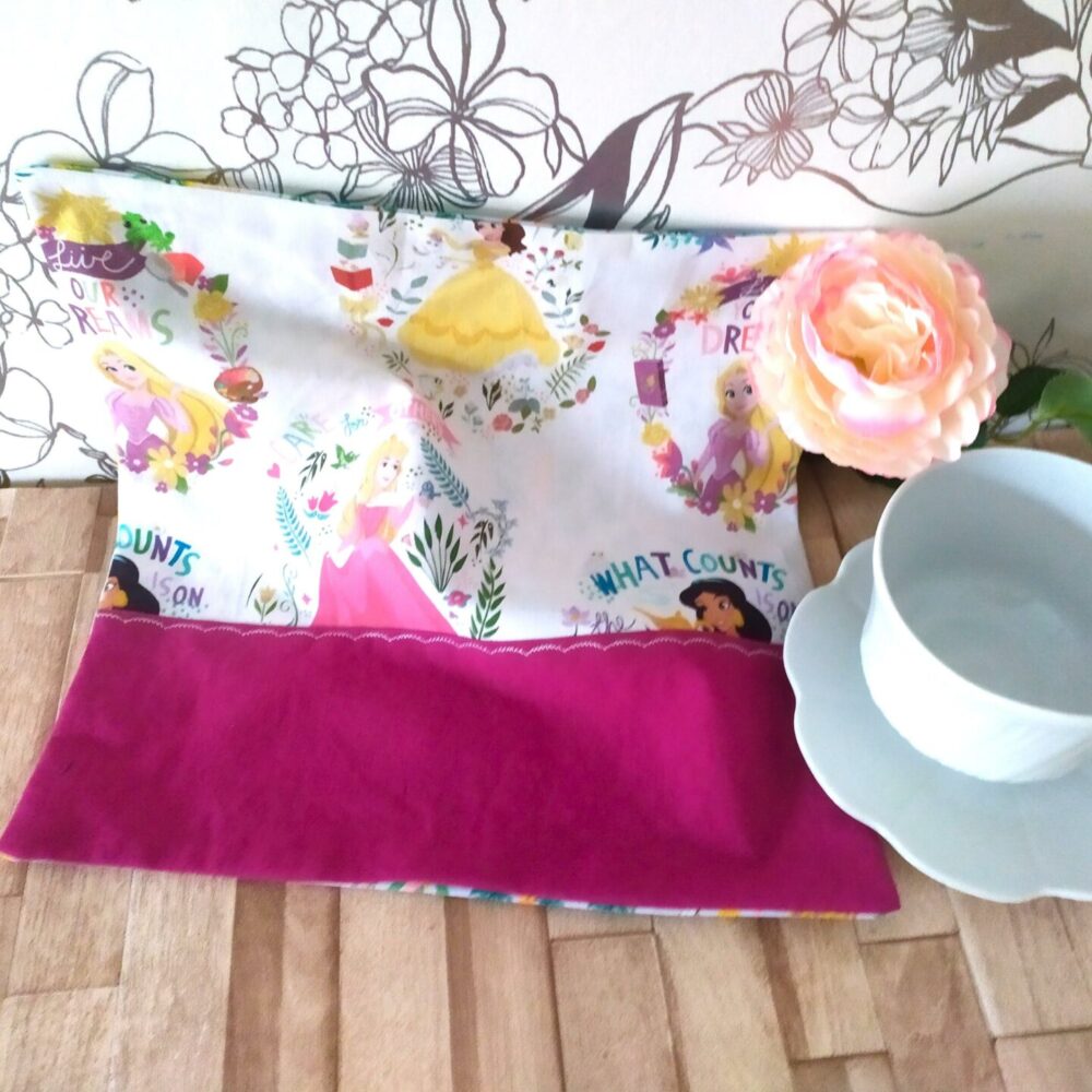 Serviette bicolore reversible Princesse SANAYA