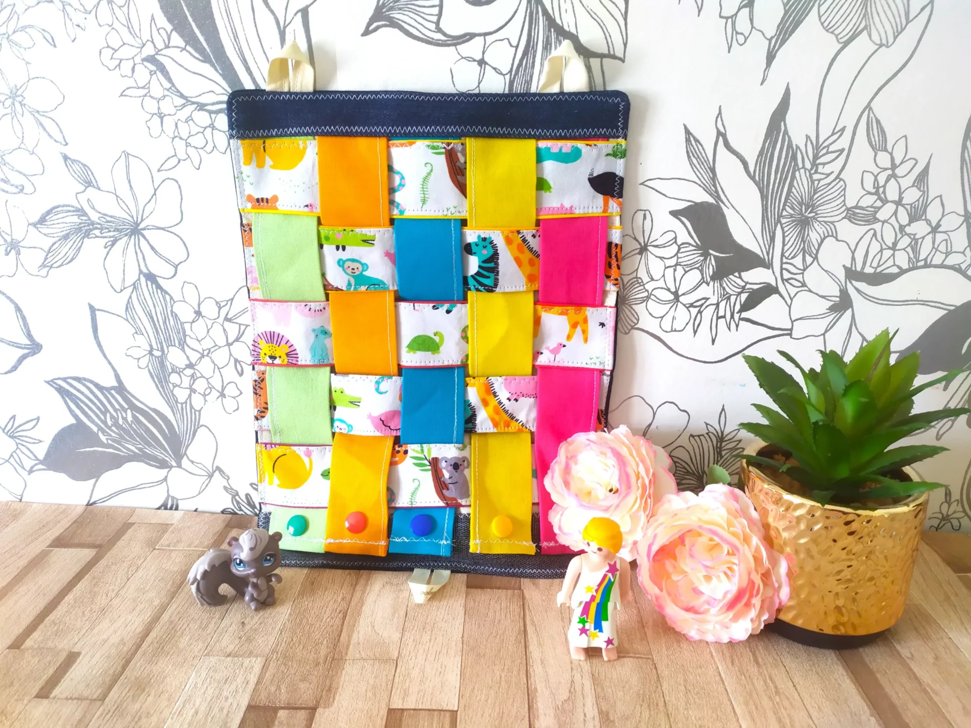 Tissage Montessori Multicolore Pays des animaux