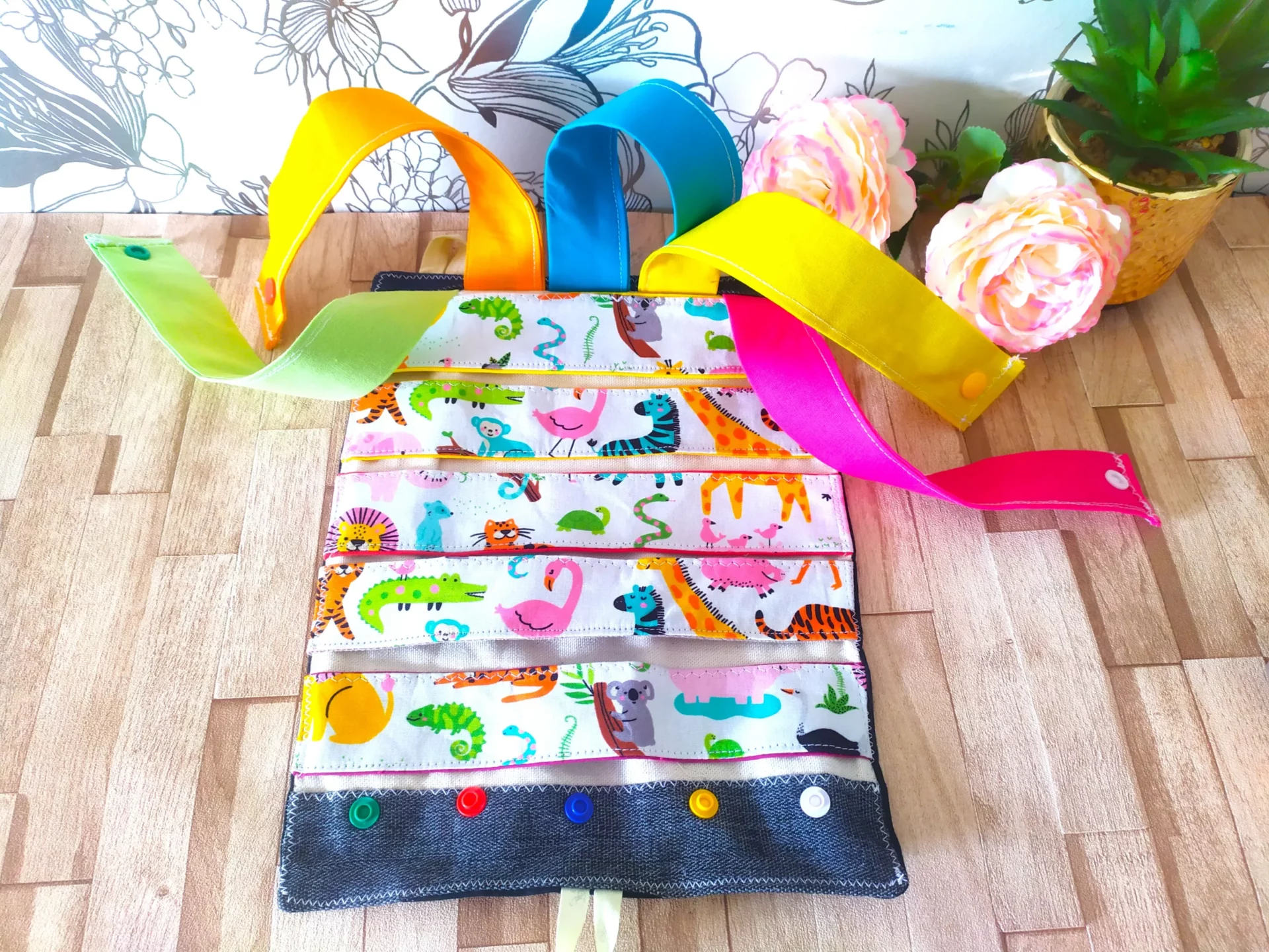 Tissage Montessori Multicolore Pays des animaux – Image 2