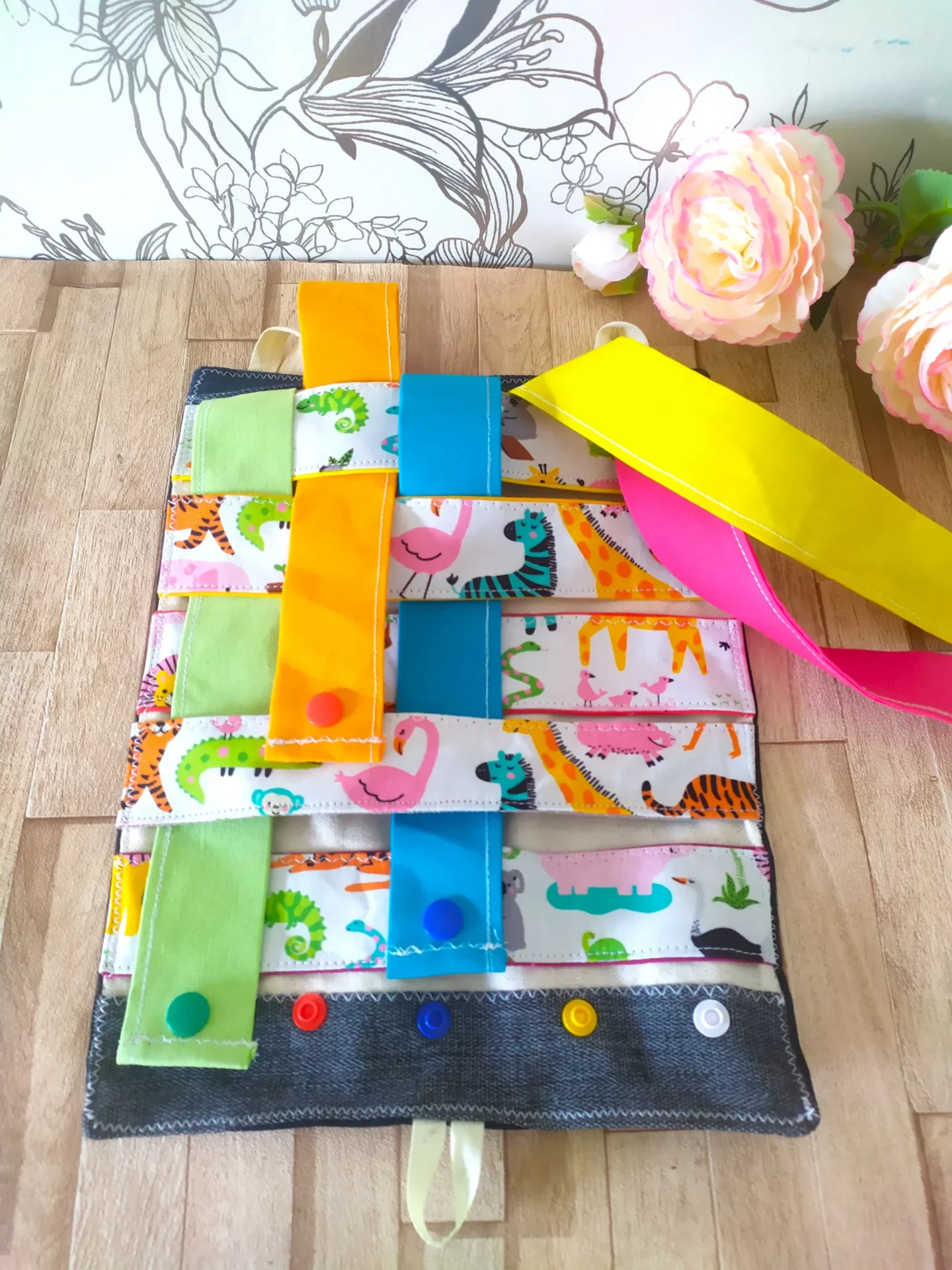 Tissage Montessori Multicolore Pays des animaux – Image 3