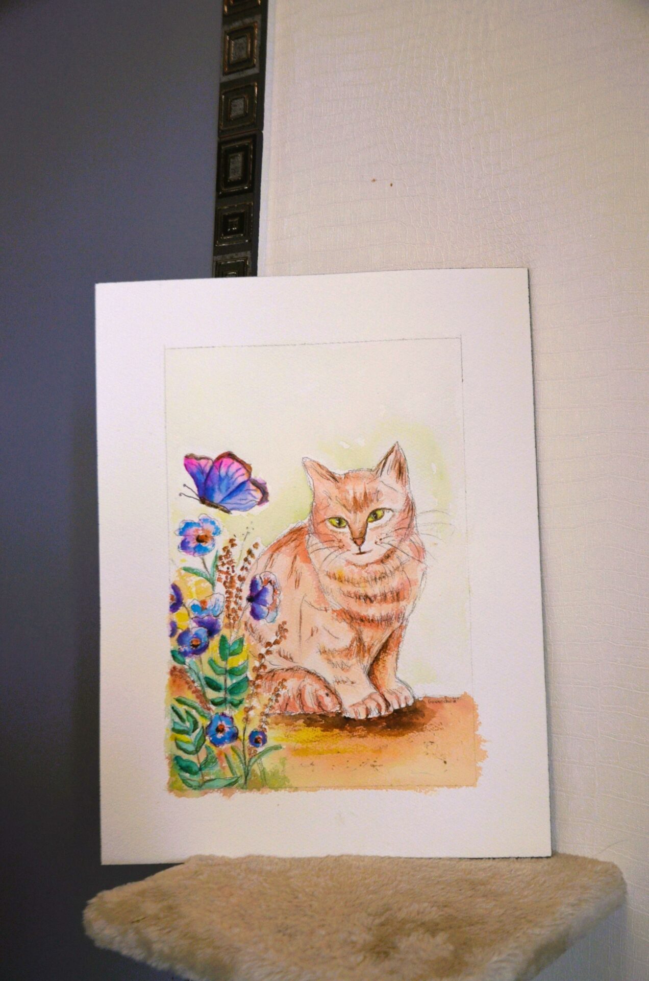 Mimie commande personnalisée Portrait Aquarelle – Image 6