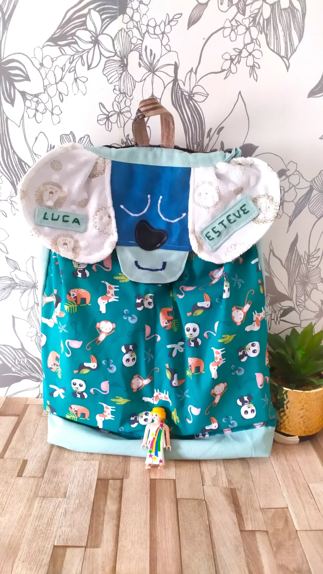 Mon premier sac de crèche personnalisé – Petit sac à dos garderie