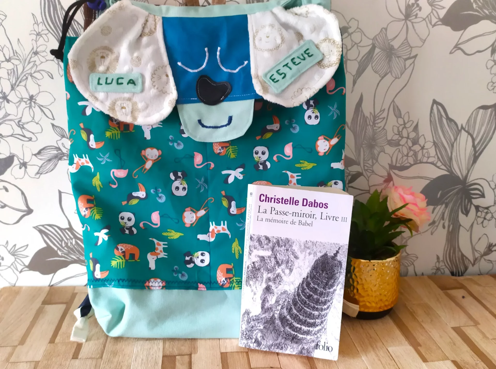 Mon premier sac de crèche personnalisé – Petit sac à dos garderie – Image 3