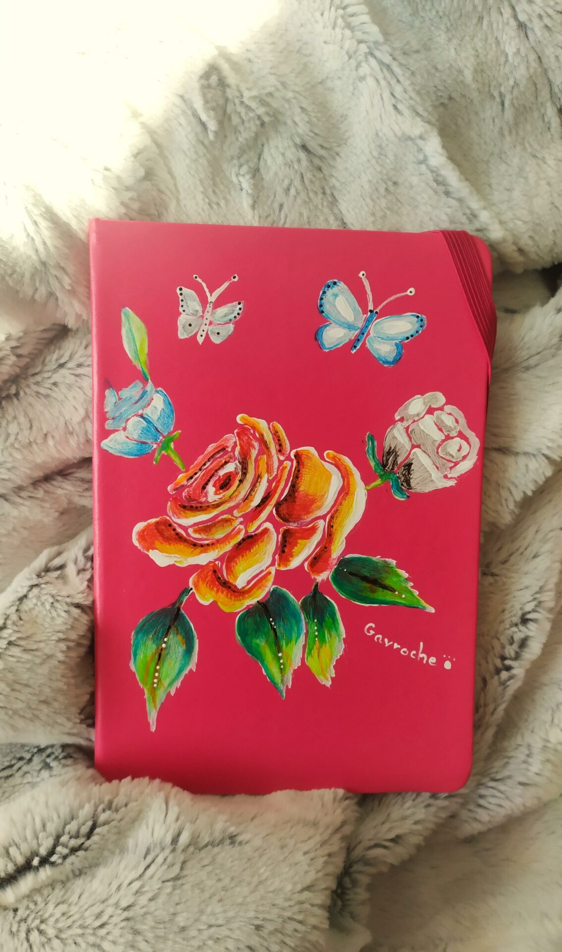 Grand Carnet Fleurs et Papillons (frais de port gratuit) – Image 3