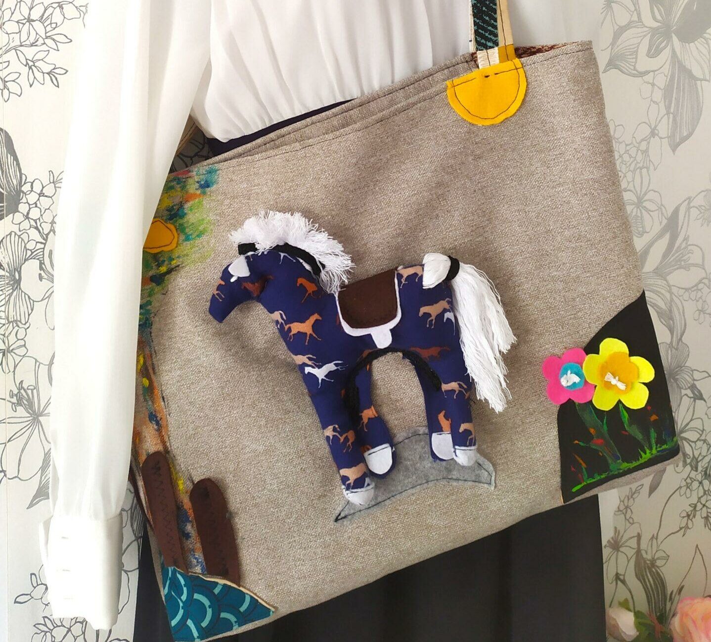Sac Mon adorable ami PONEY (frais de port offert) – Image 4