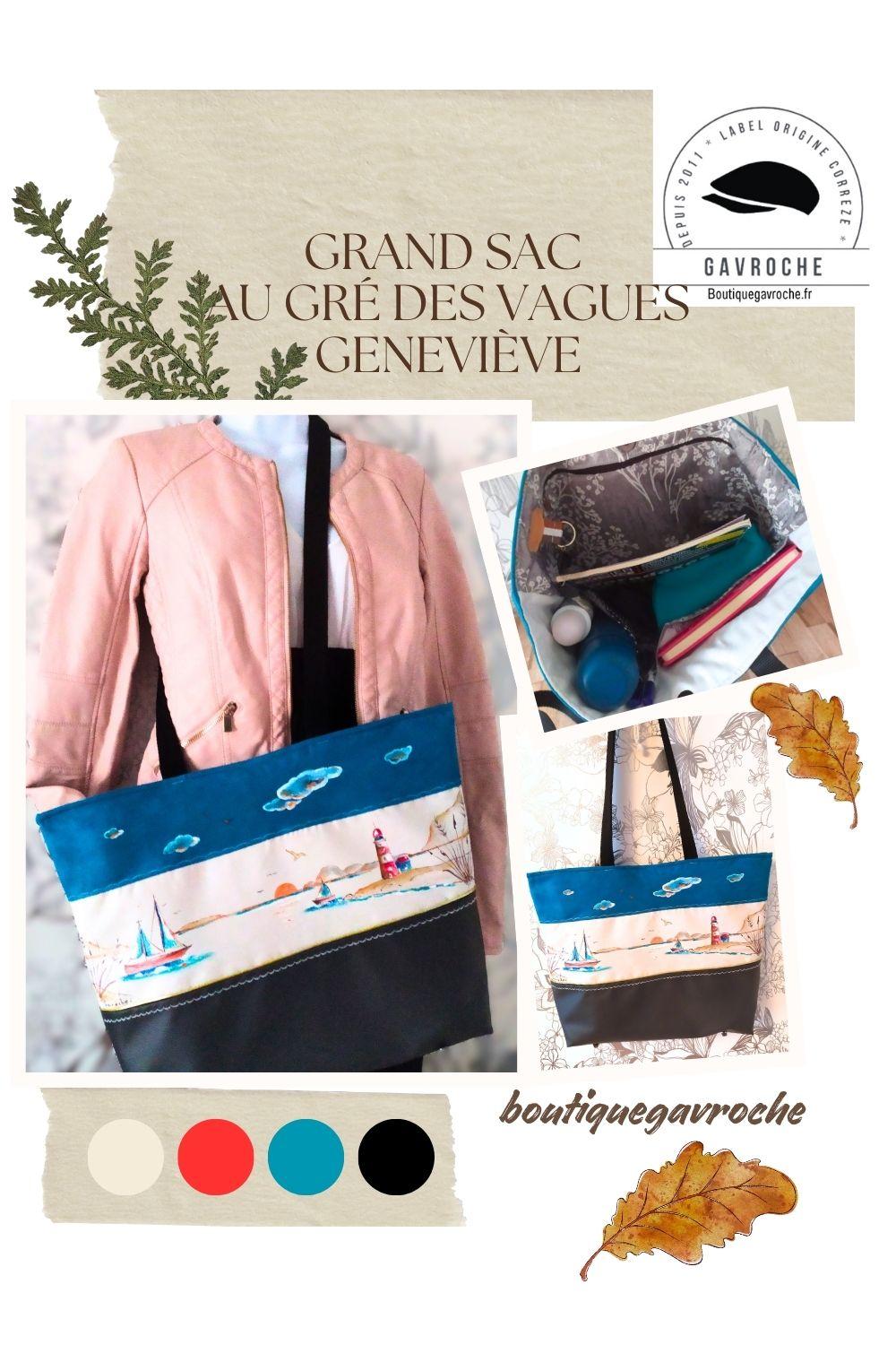 Grand sac Au Gré des Vagues