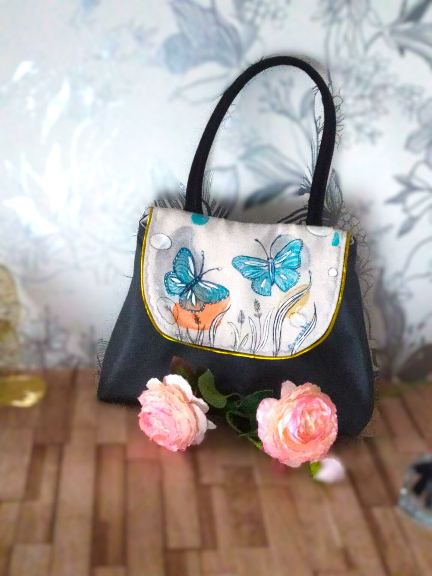 Sac unique peint noces cretonne