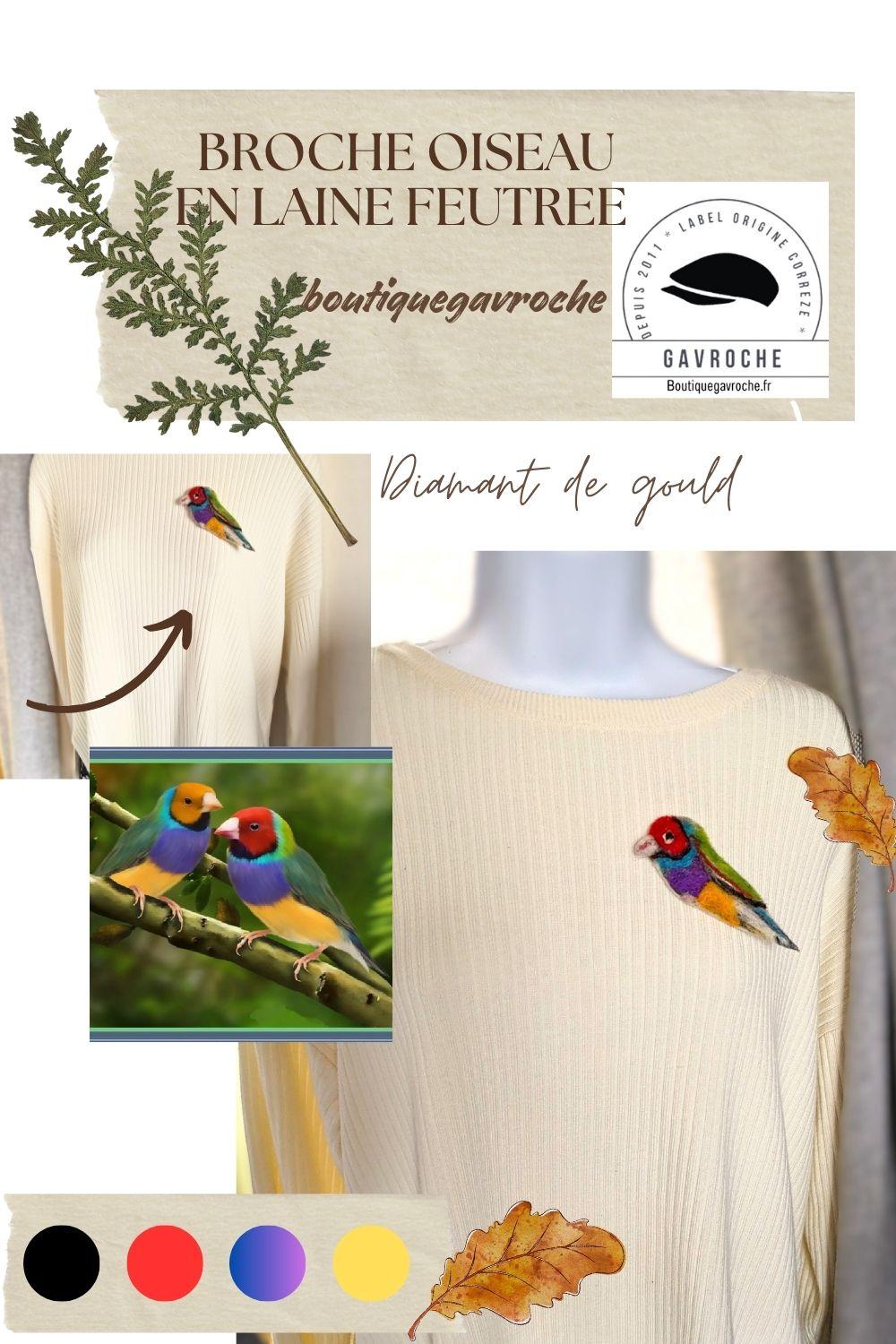 Broche Diamant de gould