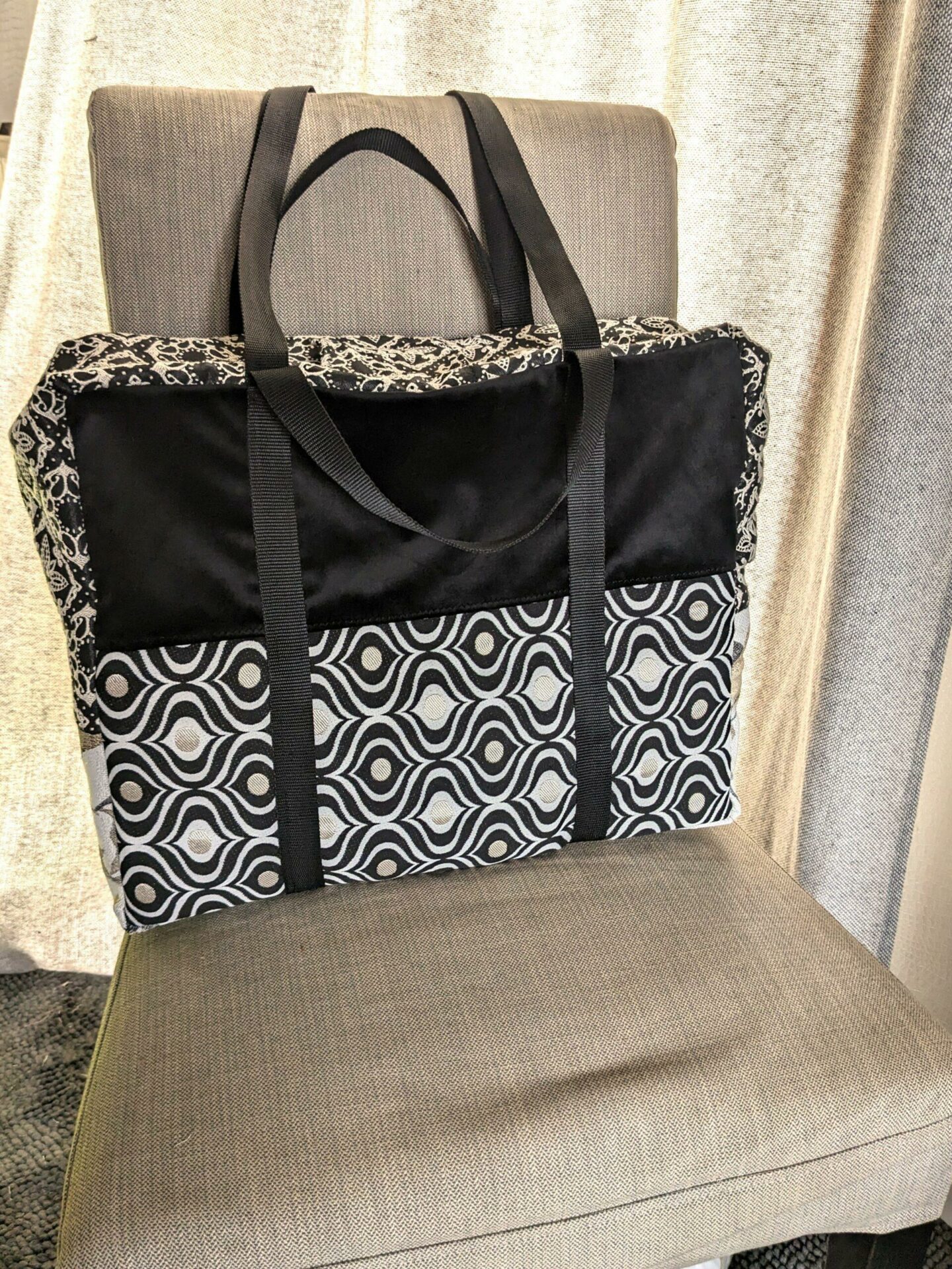 Sac Weekenders en toile Chic réversible Easyjet – Image 3