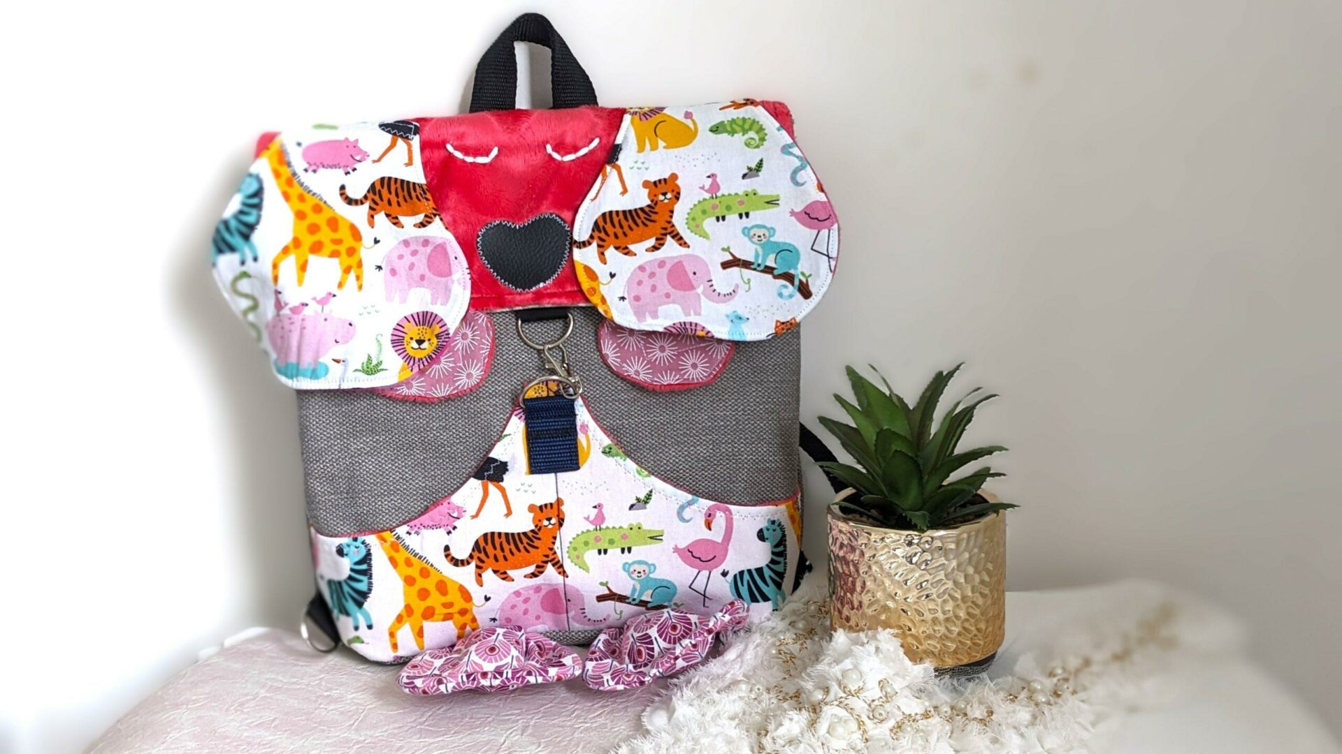 Cartable Les animaux de Cloé Commande personnalisée – Image 5