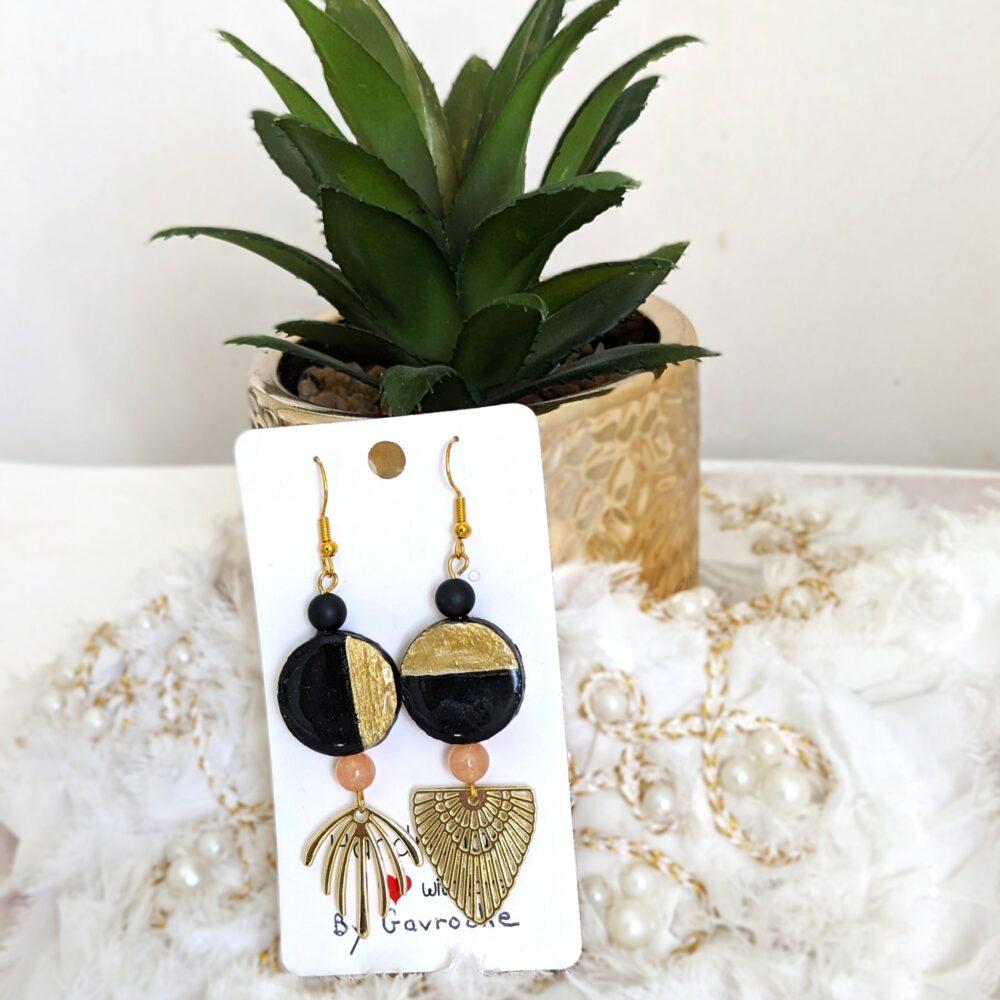 Boucles d'oreilles Ramsès réversibles