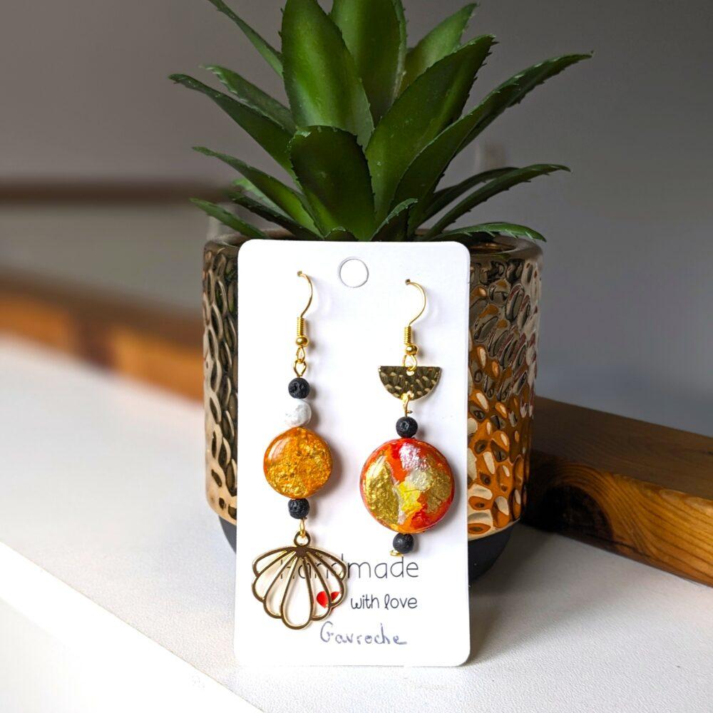 Boucles d'oreilles Sous le soleil de CORFOU