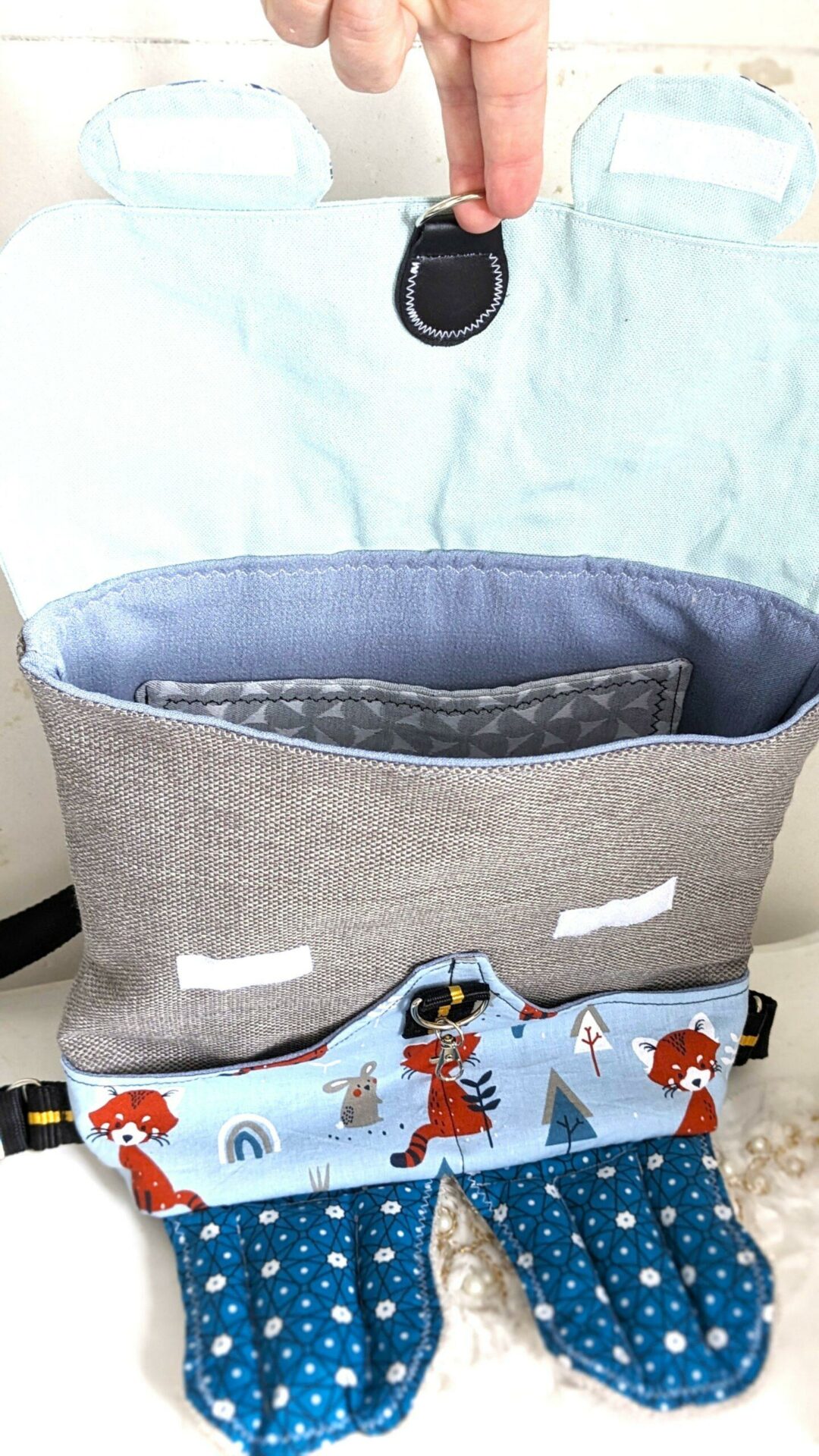 Cartable Les petits renards (commande personnalisée AARON) – Image 4