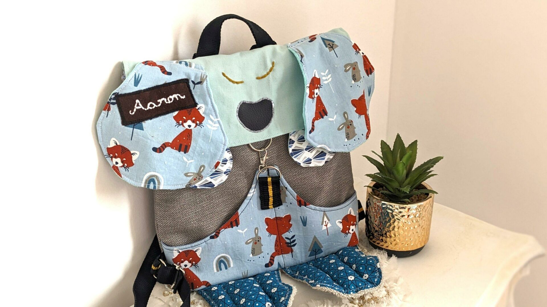 Cartable Les petits renards (commande personnalisée AARON) – Image 5