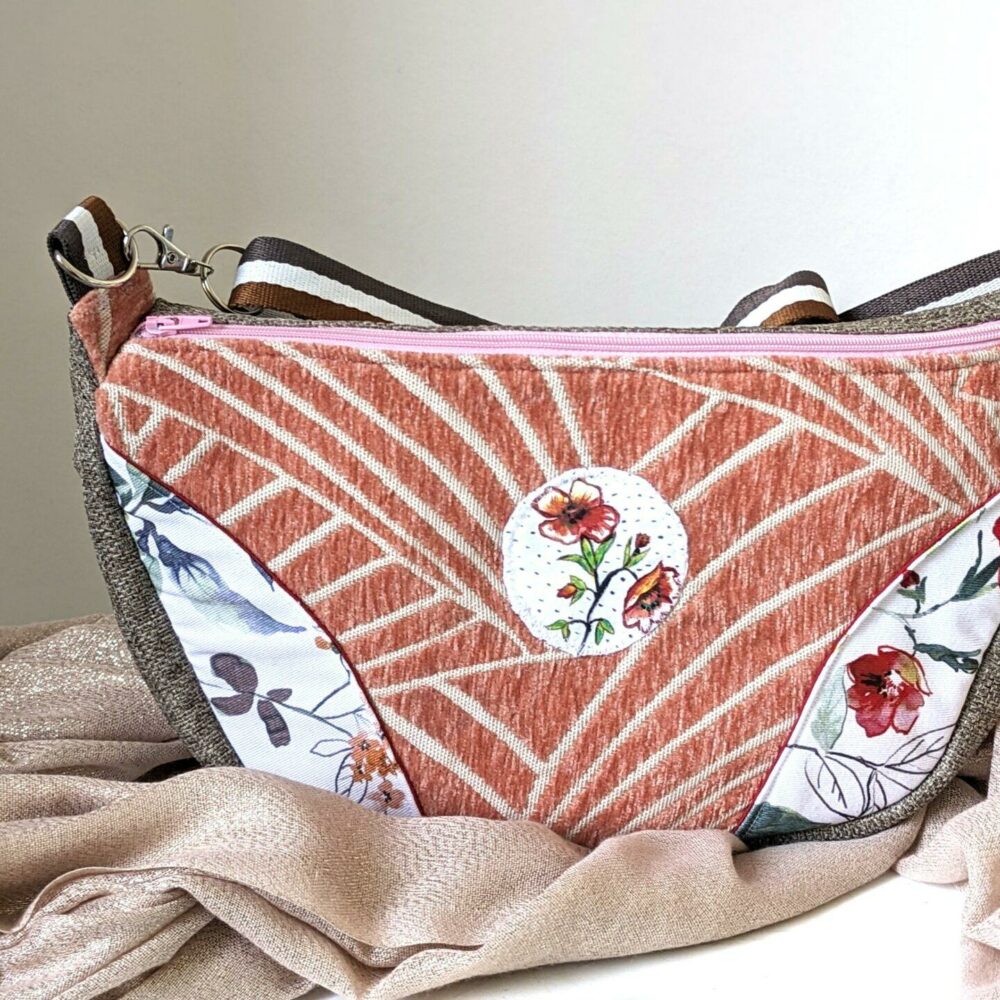 Sac banane Crossbag Les coquelicots de Bruges