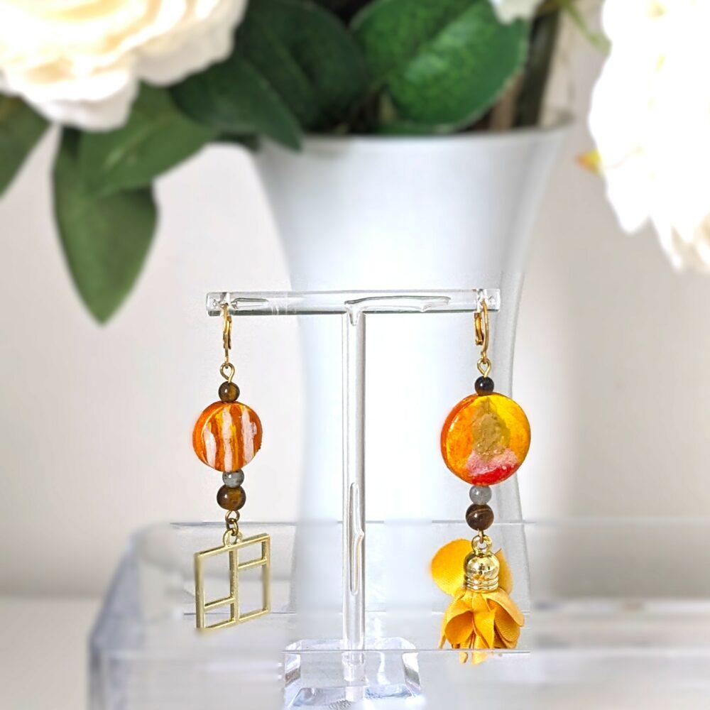 Boucles d'oreilles Sous le soleil de LOUXOR