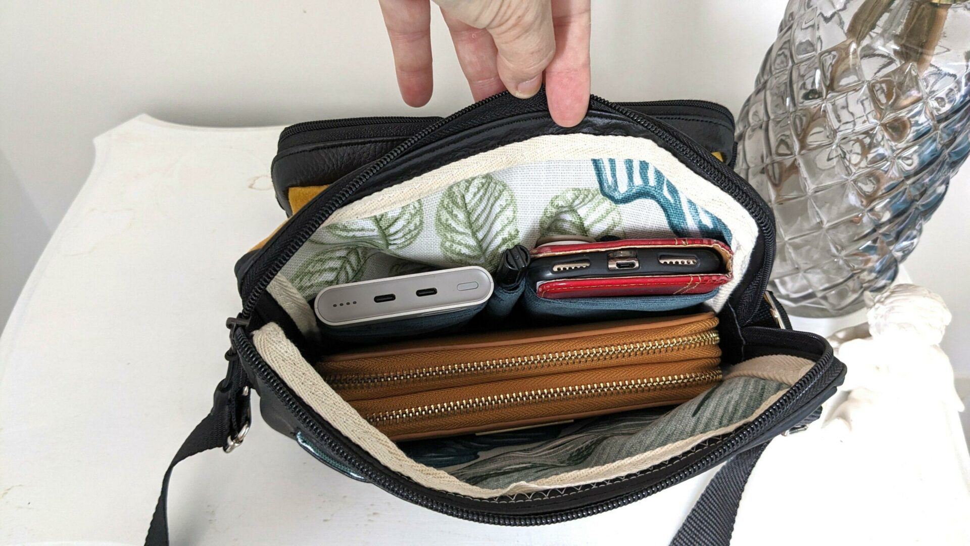 Sac bandoulière 2-en-1 Jardin de Monet – Image 5
