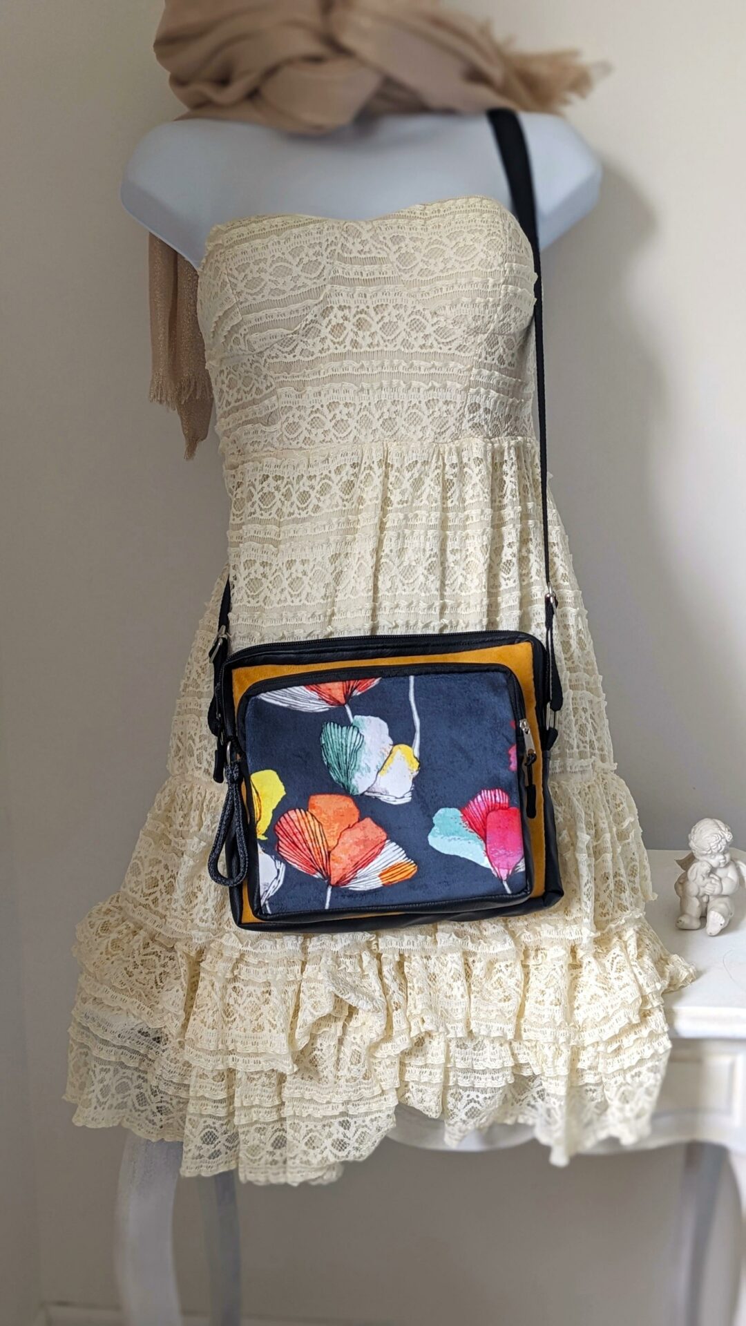 Sac bandoulière 2-en-1 Jardin de Monet