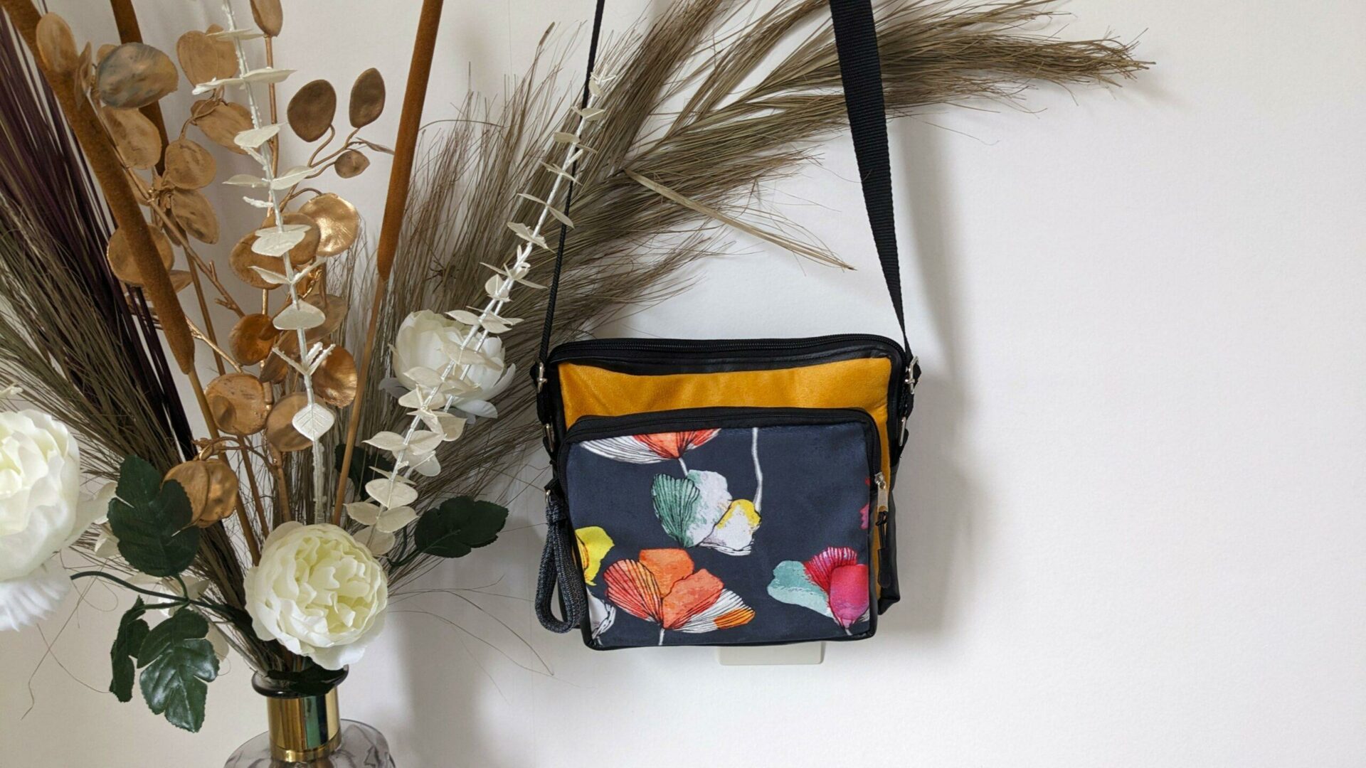 Sac bandoulière 2-en-1 Jardin de Monet – Image 3