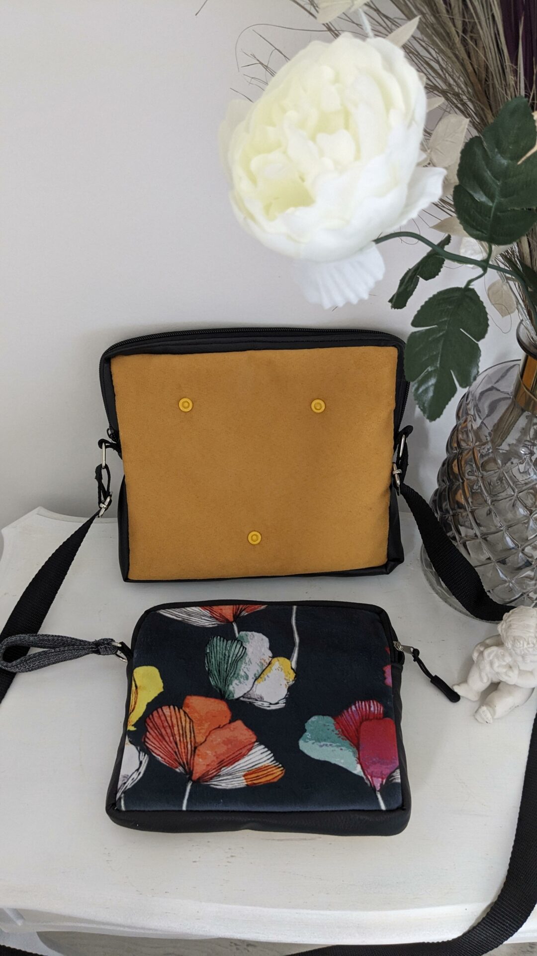Sac bandoulière 2-en-1 Jardin de Monet – Image 2