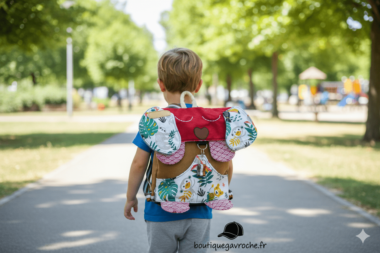 Cartable Enfant Personnalisé pour RAPHAEL: Une Pièce Unique pour la Rentrée – Image 3