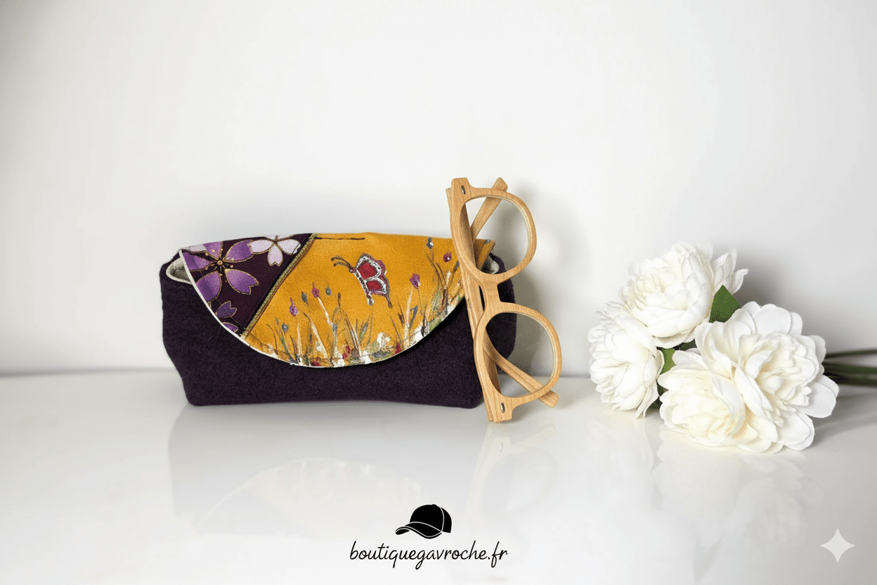 Étui à lunettes Papillon (frais de port offert)
