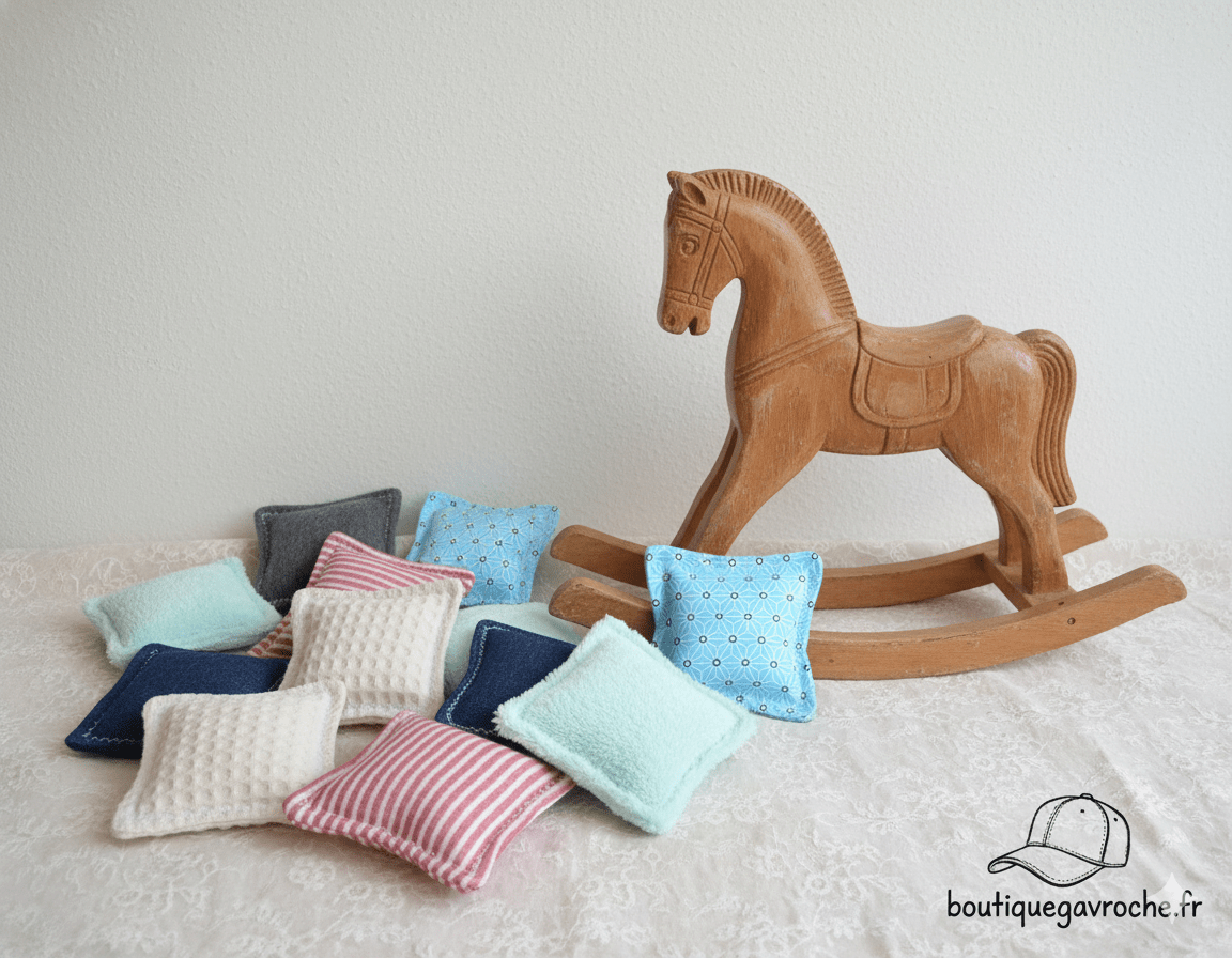 Lot de 10 sacs sensoriels Montessori UNIS à textures
