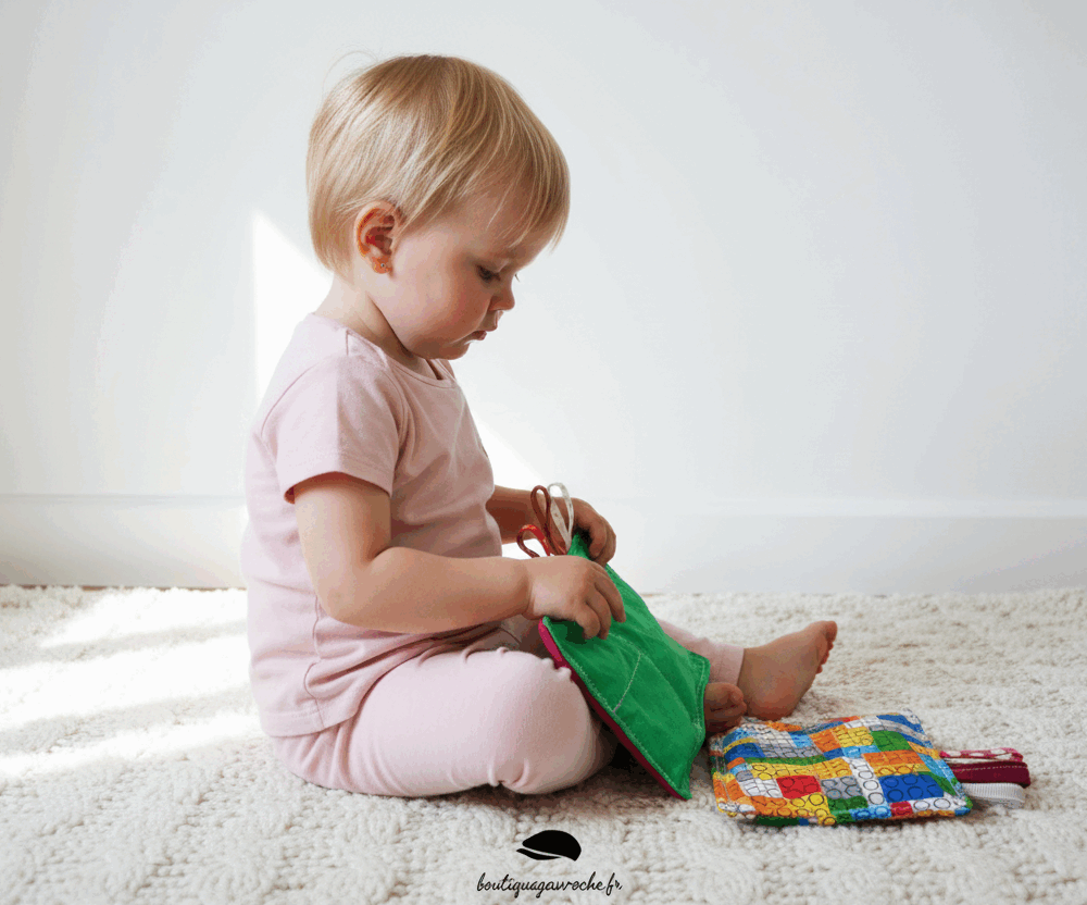 Rectangle sensoriel Multi compartiments Montessori