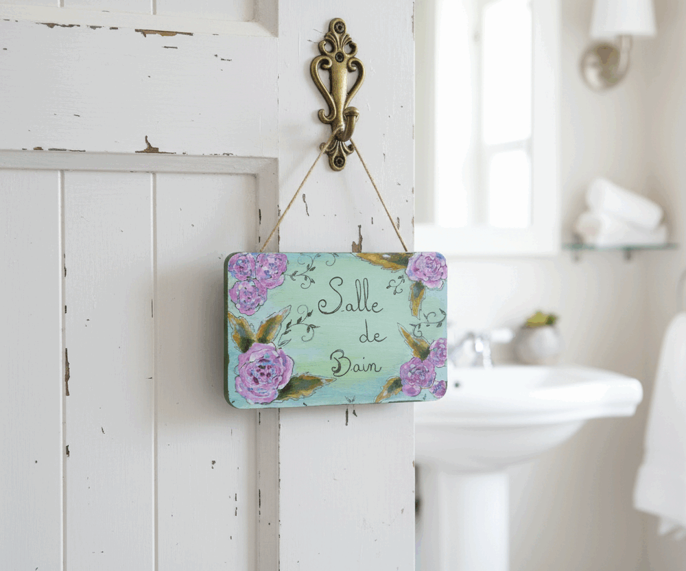 Pancarte Salle de Bain