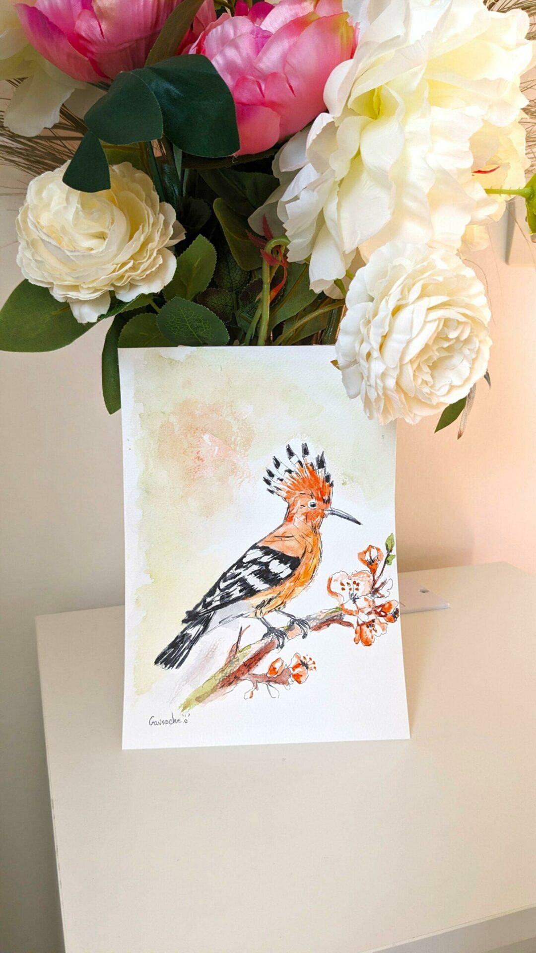 Aquarelle huppe fasciée – Image 2