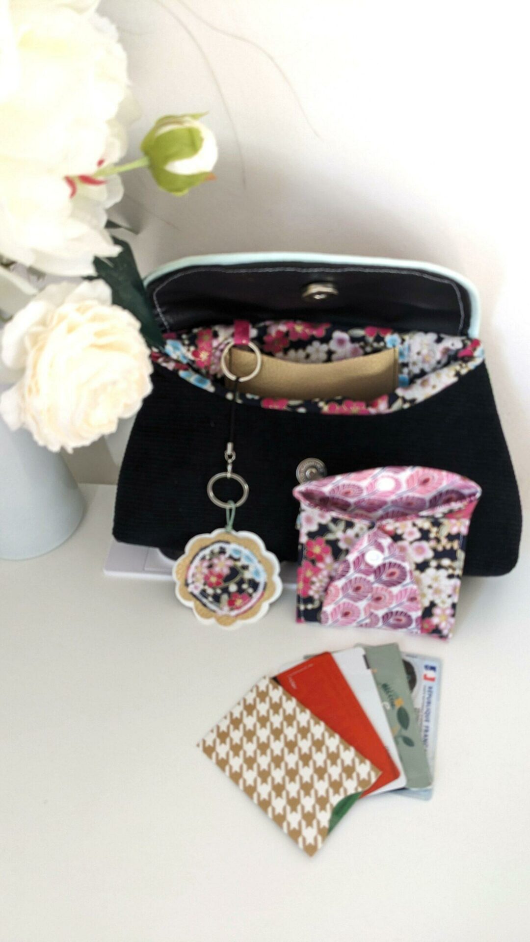 Sac unique fait main à Brive (Label Origine Corrèze). Idéal pour Noces de Cretonne (19 ans) ou anniversaire mariage