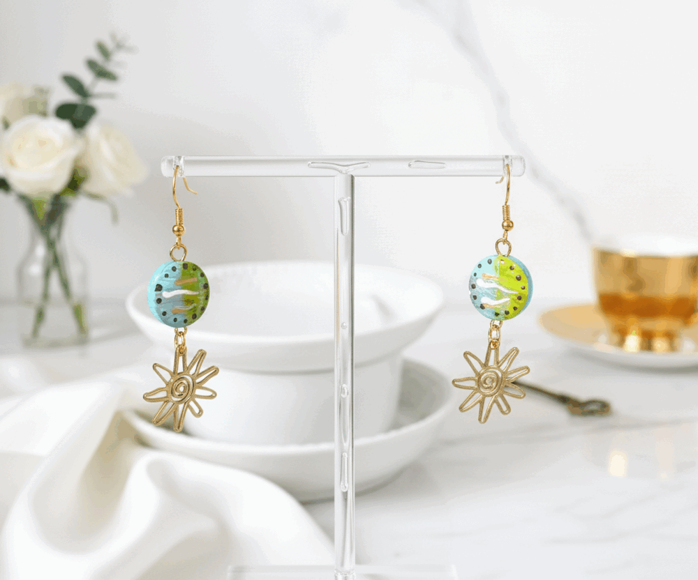 Boucles d'oreilles Sous le soleil de l'ALHAMBRA
