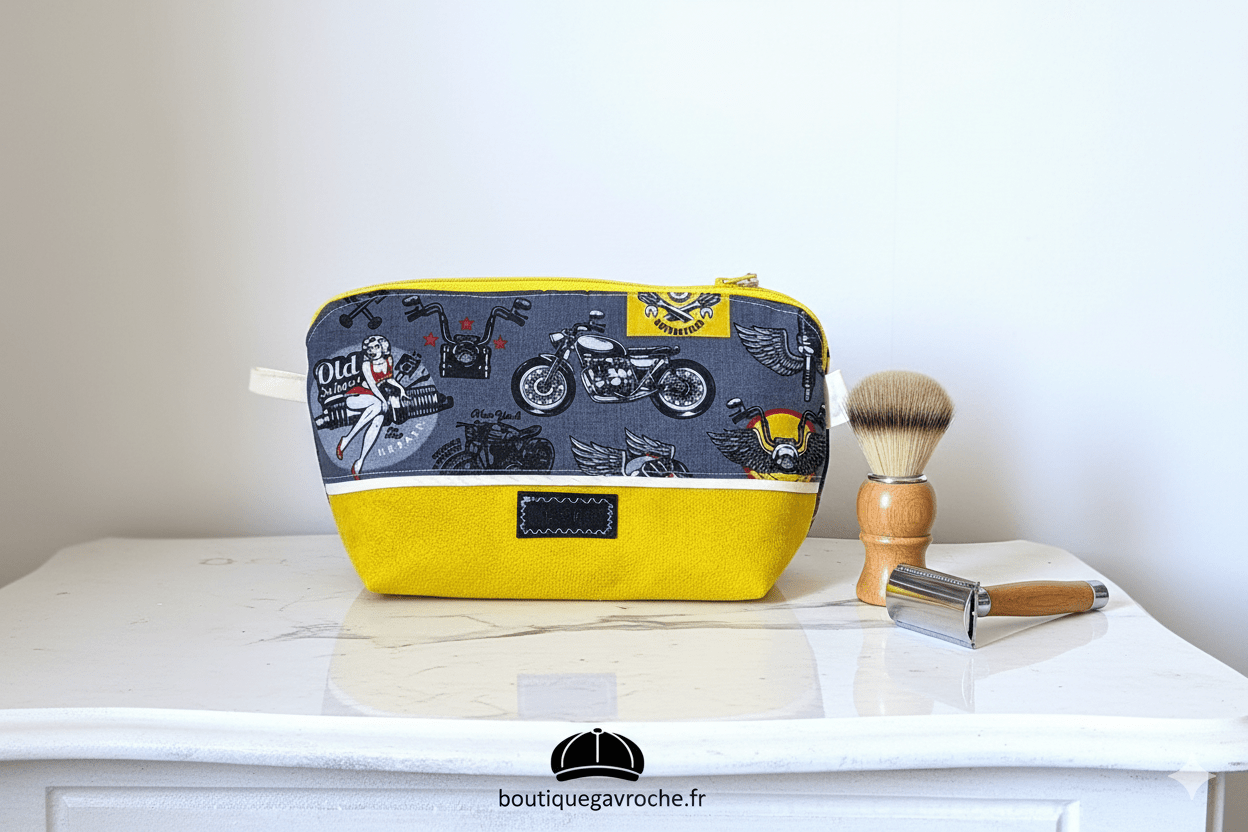 Trousse de toilette Vintage Moto