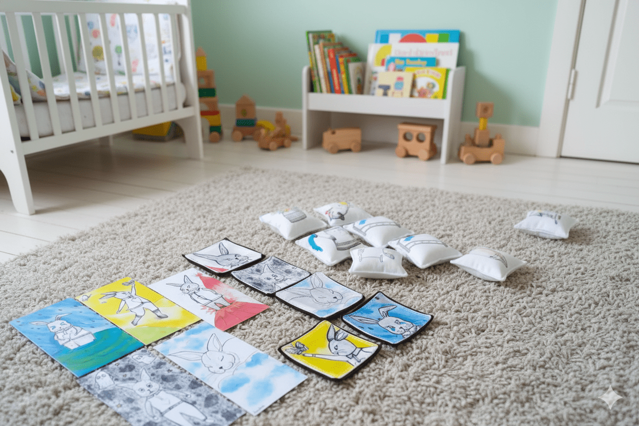 Le lapinou, Jeu Montessori, Emotions en folie – Image 9