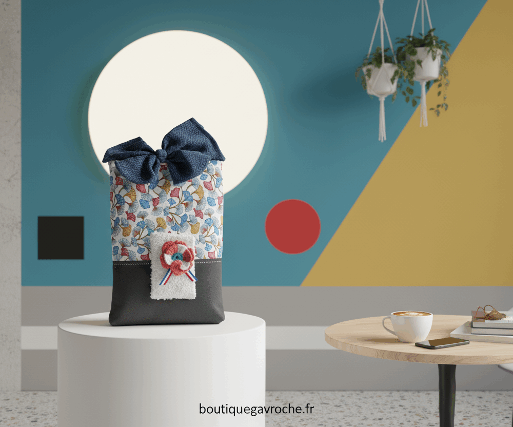 Pochette Livre  "Ginkgo Biloba" - Idéal Noces de Cretonne (frais de port offert)