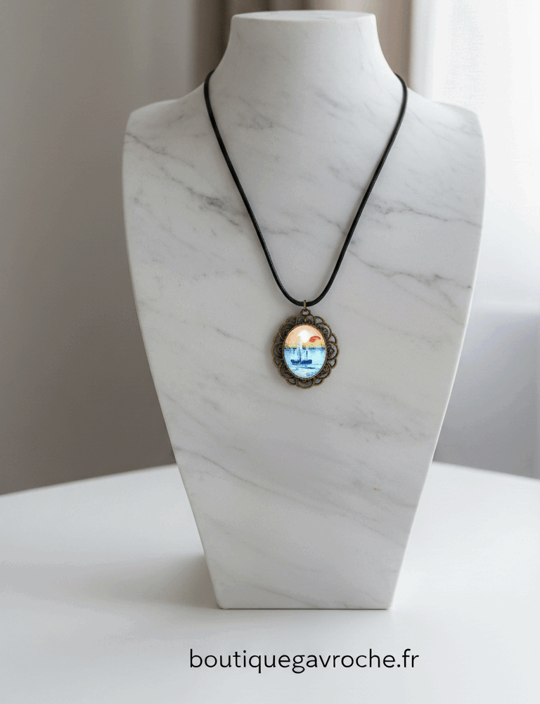 Collier Marin mer Cadeau anniversaire mariage