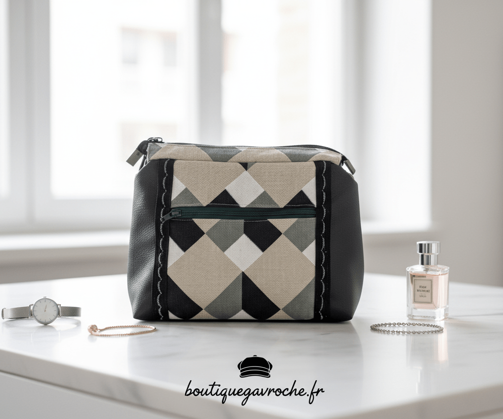 Pochette Zippée "Urban Chic" - (frais de port offert)
