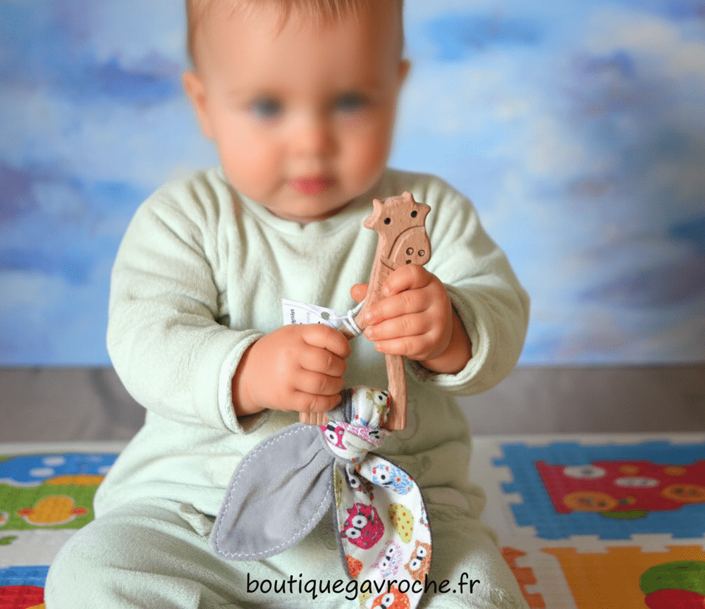 Hochet Girafe et Oreilles Hiboux