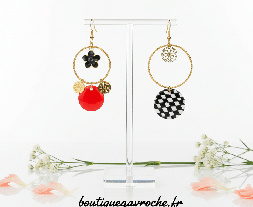 Boucles d'Oreilles Asymétriques LIMERICK