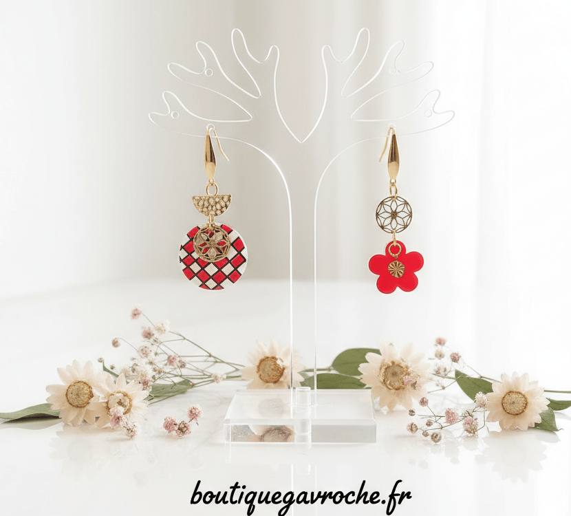 Boucles d'Oreilles Asymétriques SARAGOSSE