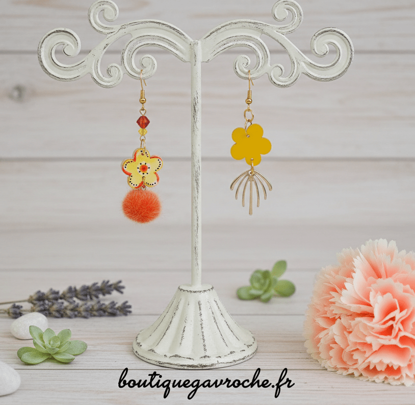 Boucles d'Oreilles Asymétriques SEVILLE