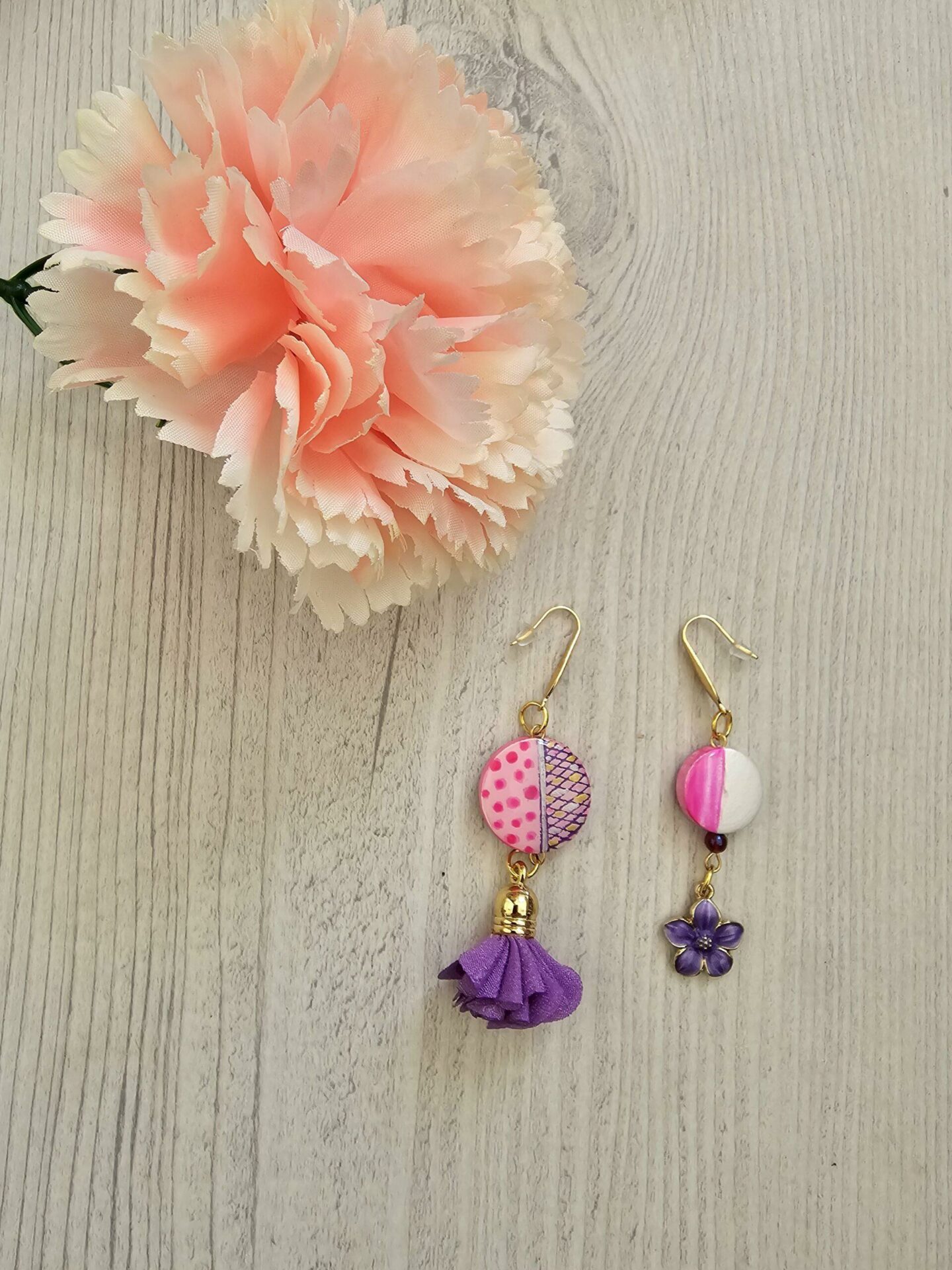 Boucles d'Oreilles Asymétriques ST TROPEZ – Image 5
