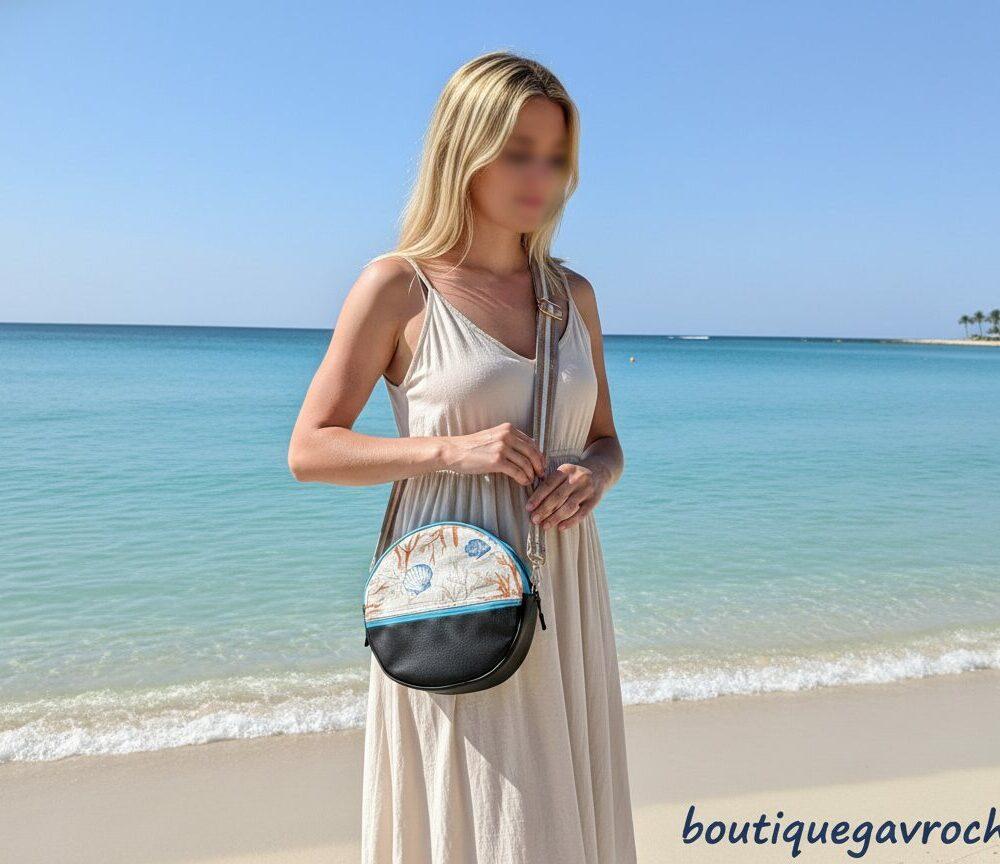Sac CAP FERRET noces de coton de cretonne 19 ans mariage boutiquegavroche cadeau unique