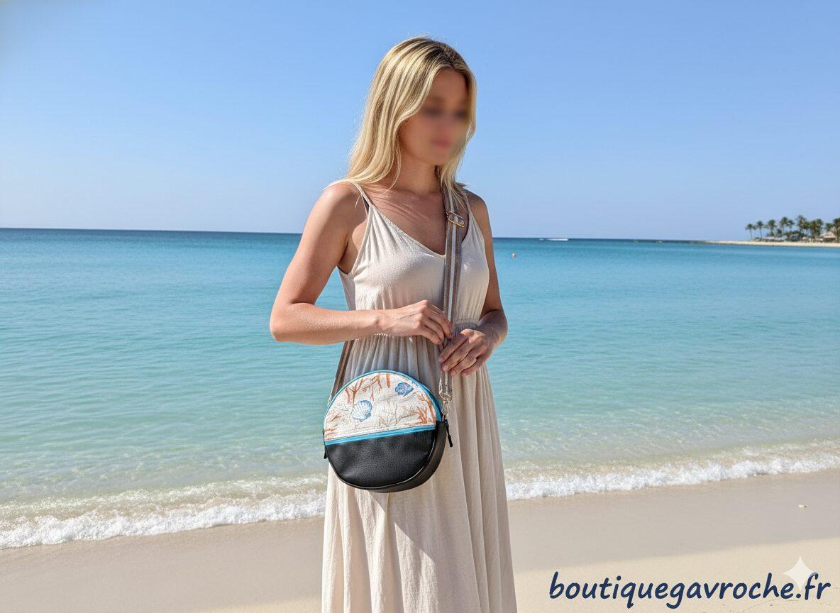 Sac CAP FERRET noces de coton de cretonne 19 ans mariage boutiquegavroche cadeau unique