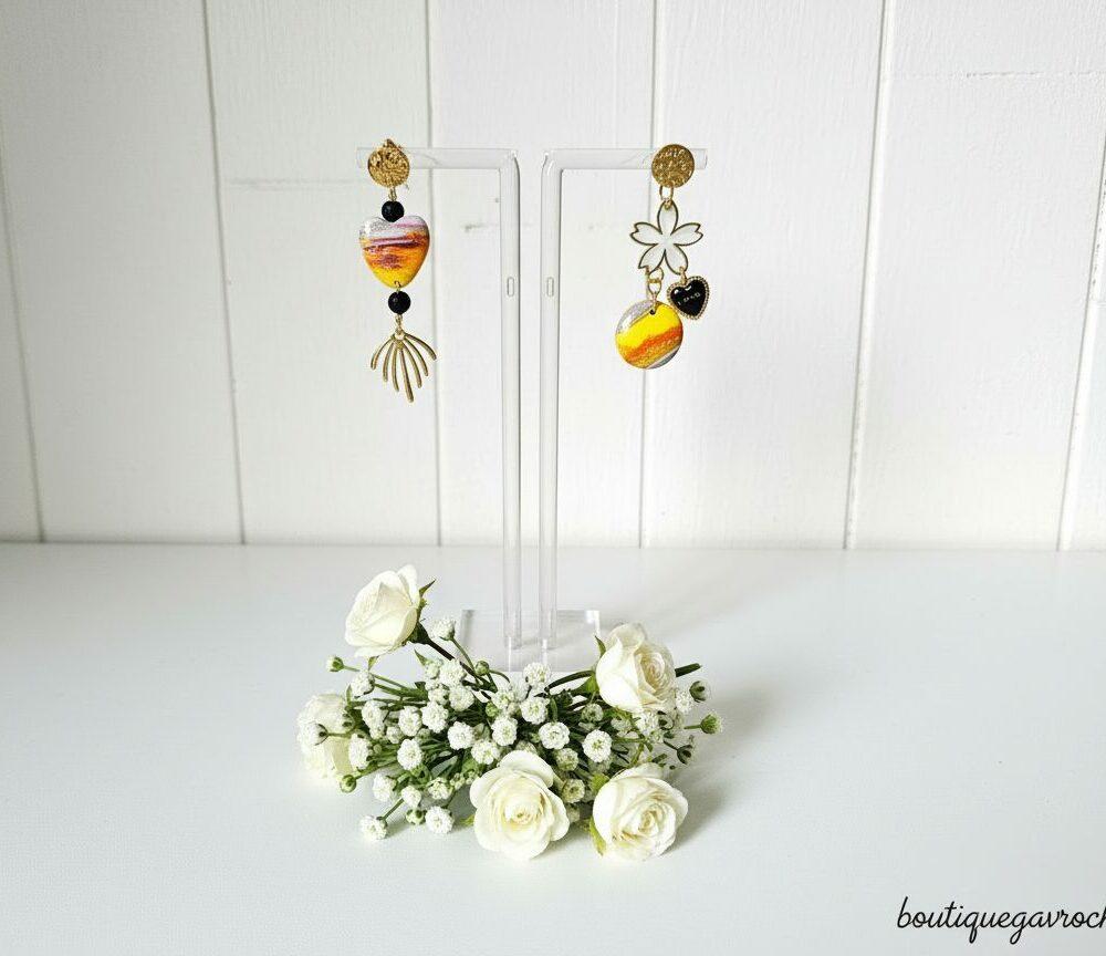 Boucles d'oreilles Bornéo