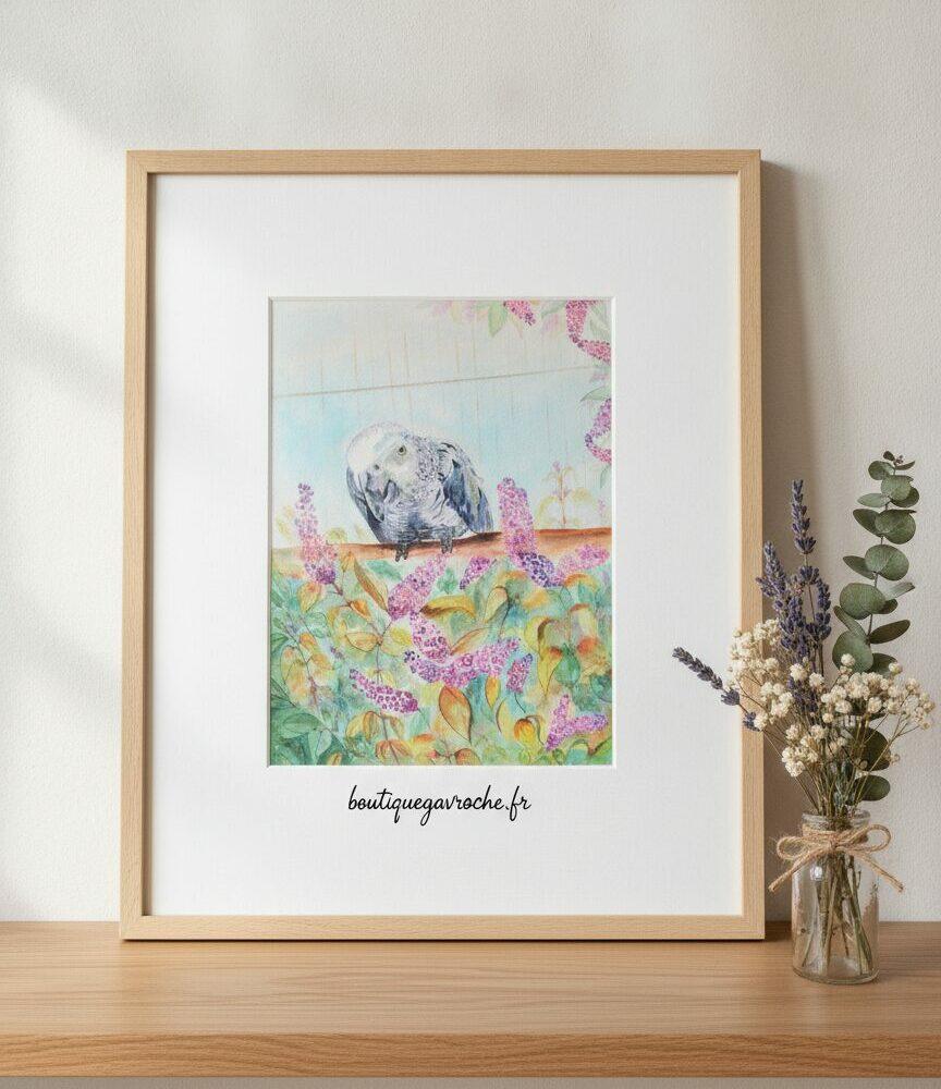 Portrait Animalier sur Commande cadeau anniversaire mariage personnalisé brive