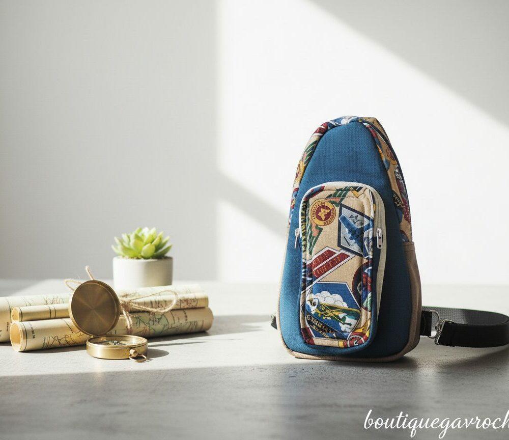 Sac crossbag Banane Airplanes